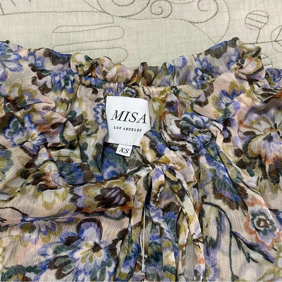 NWT MISA Kayla Floral Minidress Size XS - Picture 9 of 13